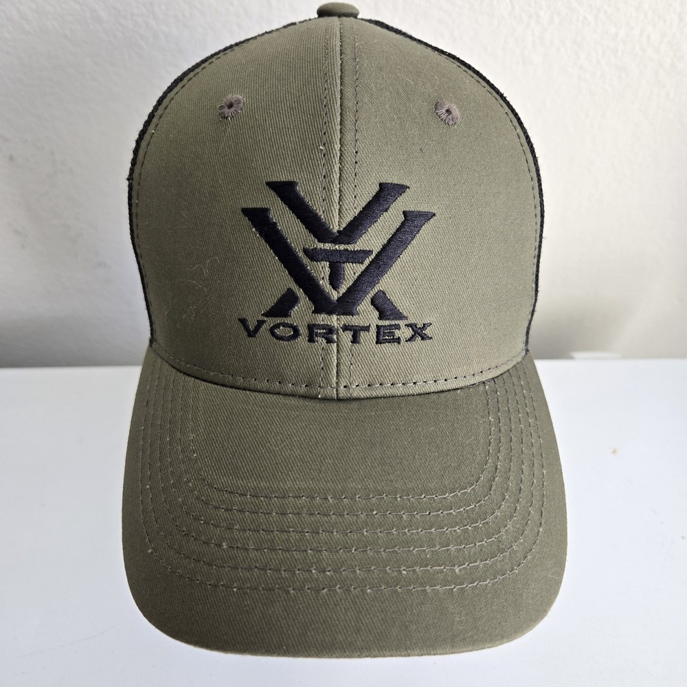 Vortex‎ Optics Hat Mens Snapback Army Green Black Cap Utility Tactical Trucker